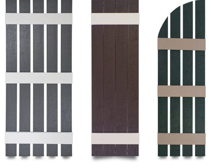 Custom Vinyl Exterior Shutters - Board & Batton - Image 4